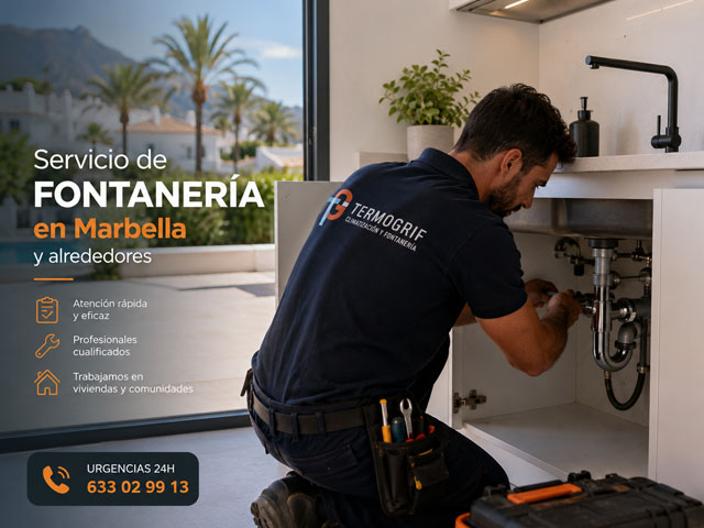 Servicio profesional de fontanería en Marbella para viviendas, comunidades y negocios.